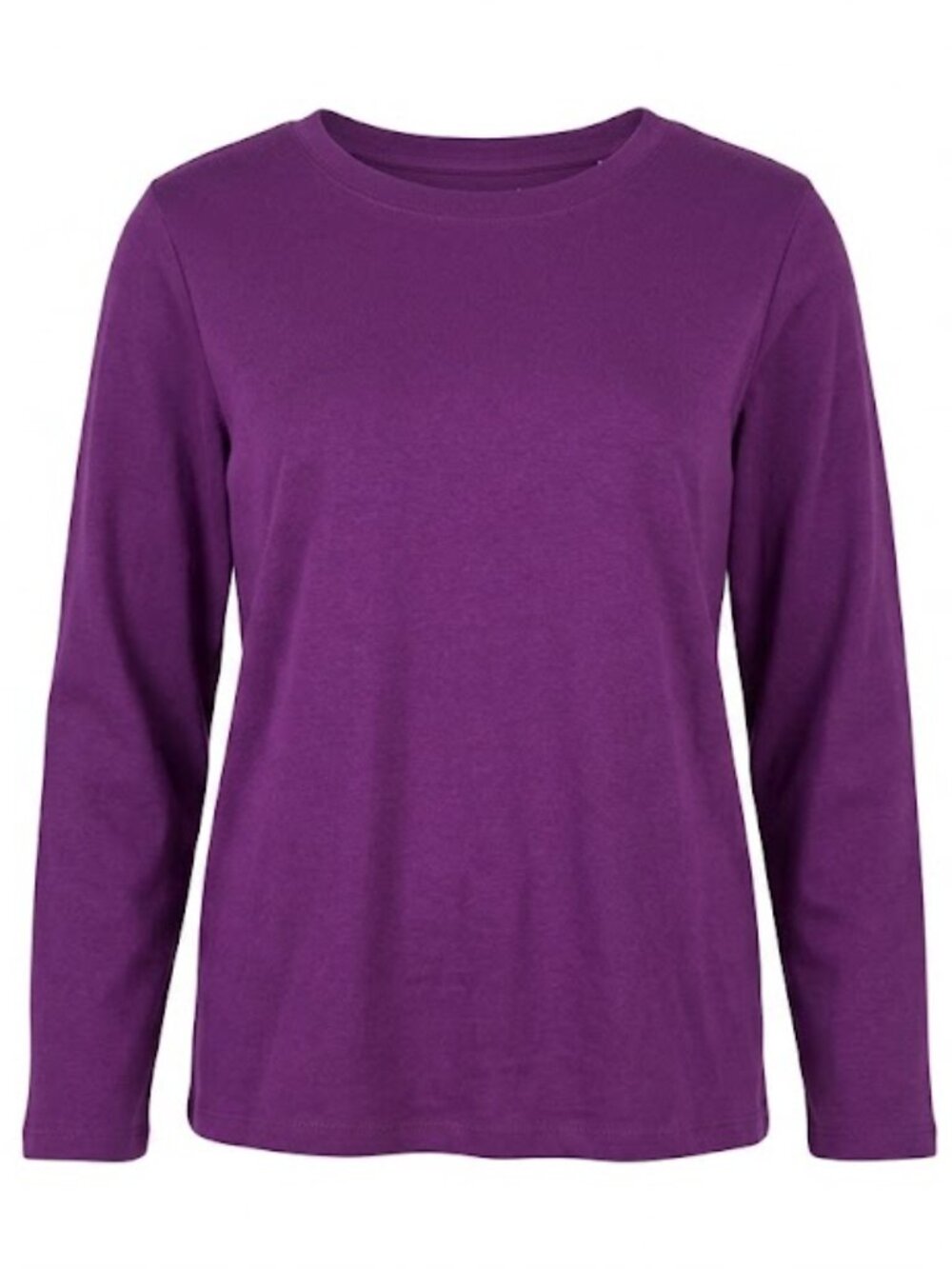 Roaman’s Purple Long-Sleeve Crewneck Top Size 18/20